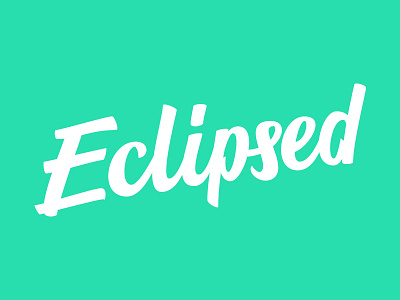 Eclipsed Lettering / Logo