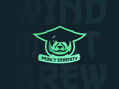 Panda Logo Screensaver branding esports logo logo design panda sports logo warcraft