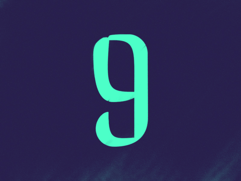 9 typehue lettering logo design numerals type design typography type