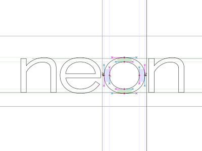 03 neon.bez daily editorial headlines logo type design typography