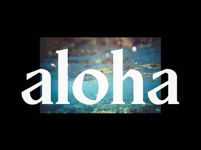 08 aloha daily editorial headlines logo type design typography