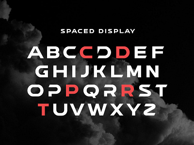 SPACED Custom Display Typeface logo design logotype spacedchallenge type design