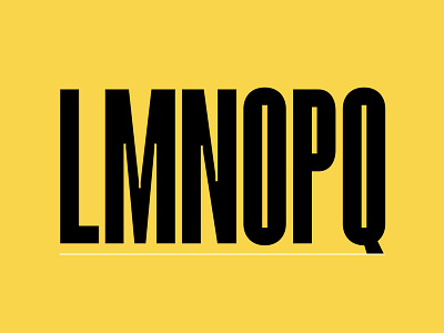 LMNOPQ editorial headlines logo type design typography