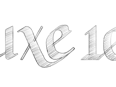 xe ligature branding lettering logo logo design logotype type type design typography