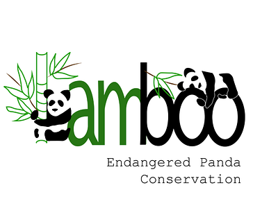 Bamboo bamboo dailylogochallenge illustration logo panda pandabear