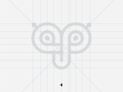 Amazing Personal Branding | Grid animal construction face geometric grid infinity logo mark minimal monogram sign symbol