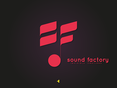 Sound Factory | Logo Concept circle concept face invisible letter lettermark mark minimal monogram note sign sound