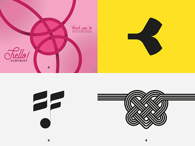 #Top4Shots2018 circle color design face geometric graphic heart infinity interweaving knot letter logo mark minimal sign symbol