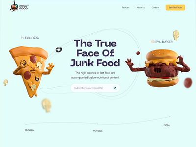 The true face of junk food - Animated 🍔 🍕 🌭 animation
