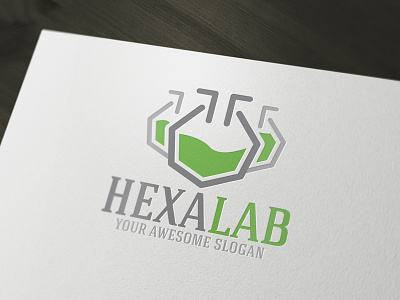 Hexa Lab Logo Template