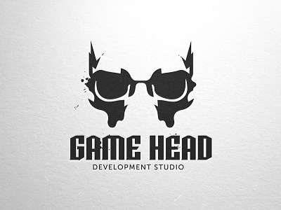 Game Head Logo Template