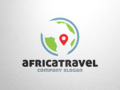 Africa Travel Logo Template