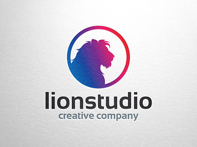 Lion Studio Logo Template by Alex Broekhuizen on Dribbble