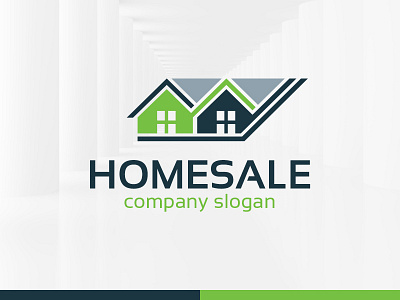 Home Sale Logo Template estate home house logo real sale template vector