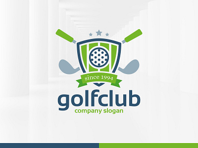 Golf Club Logo Template club crest golf logo sport template vector