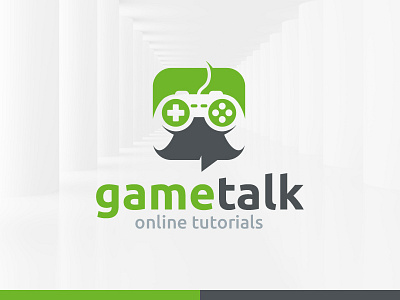 Game Talk Logo Template channel controller forum game logo talk template vector video