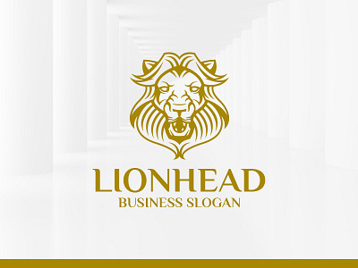 Lion Head Logo Template