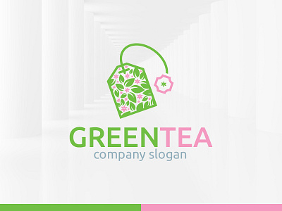 Green Tea Logo Template