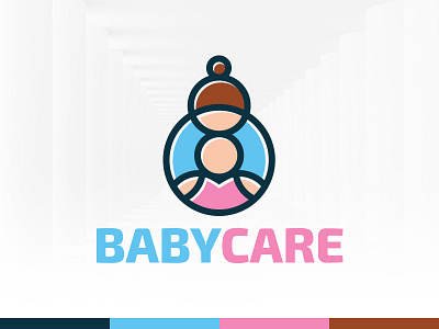 Baby Care Logo Template