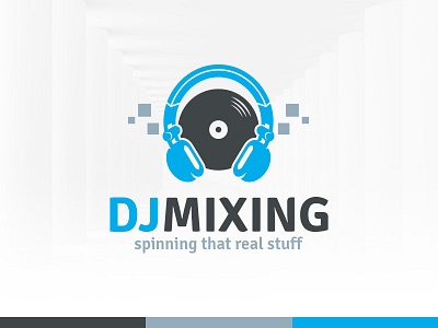 Dj Mixing Logo Template buy dj headphone logo psd sale template vector vinyl