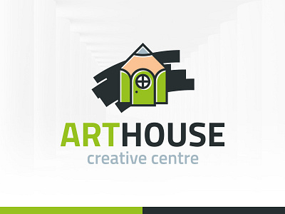 Art House Logo For Sale art draw home house logo pencil sale sketch vector