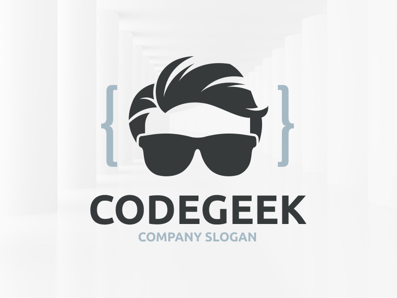 Download Code Geek Logo Template by Alex Broekhuizen on Dribbble