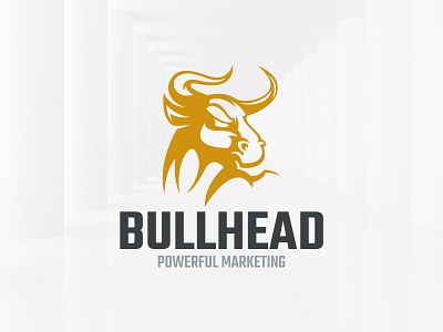 Bull Head Logo Template bull head logo sale taurus template vector