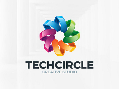 Tech Circle Logo Template