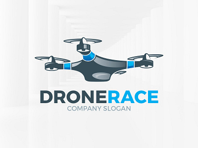 Drone Race Logo Template drone logo print race template vector web
