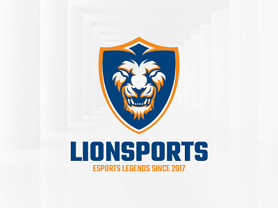 Lion Sports Logo Template
