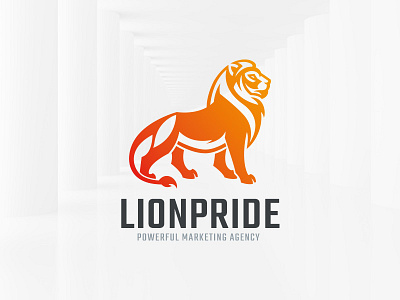 Lion Pride Logo Template