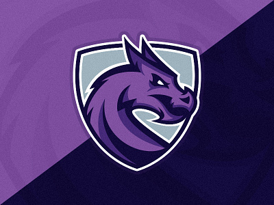 Dragon Crest Logo Template crest dragon e sports esports head logo shield template vector