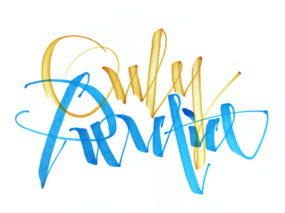 'Only practice' adno calligraphy drobitko just letters letters practice