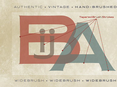 Widebrush Authentic Sign Painter Hand-lettered Font brush font brush lettering brush strokes font font bundle font design hand lettered font hand lettering lettering sign sign painter