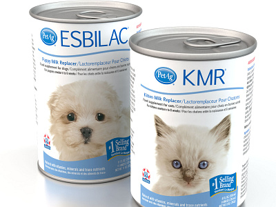 Esbilac & KMR Cans 3d 3d packages 3d render