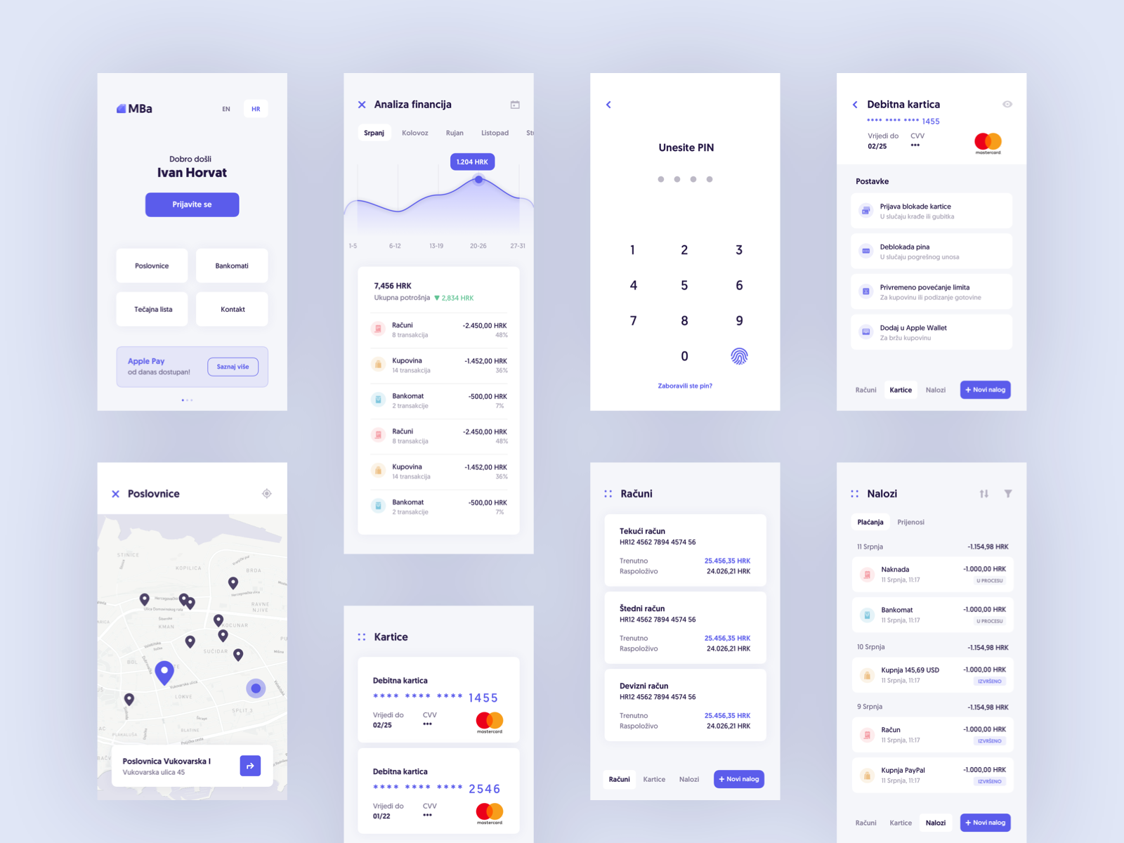 Banking App Exploration by Marijana Solari on Dribbble