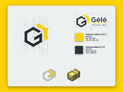 Gélé logo design design export flower logo pantone specifications wholesale
