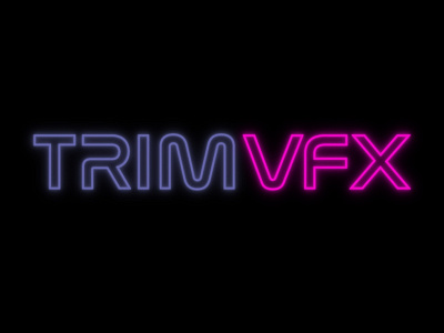 TRIM VFX design logo logocore
