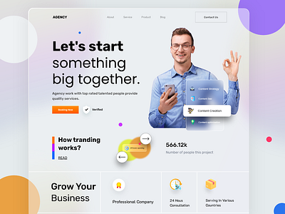 Agency Landing Page