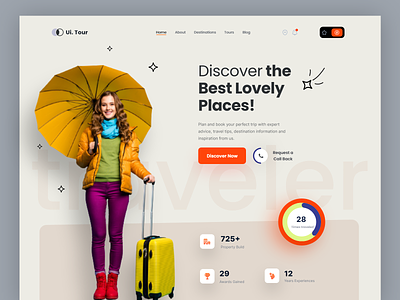 Travel Agency landing page