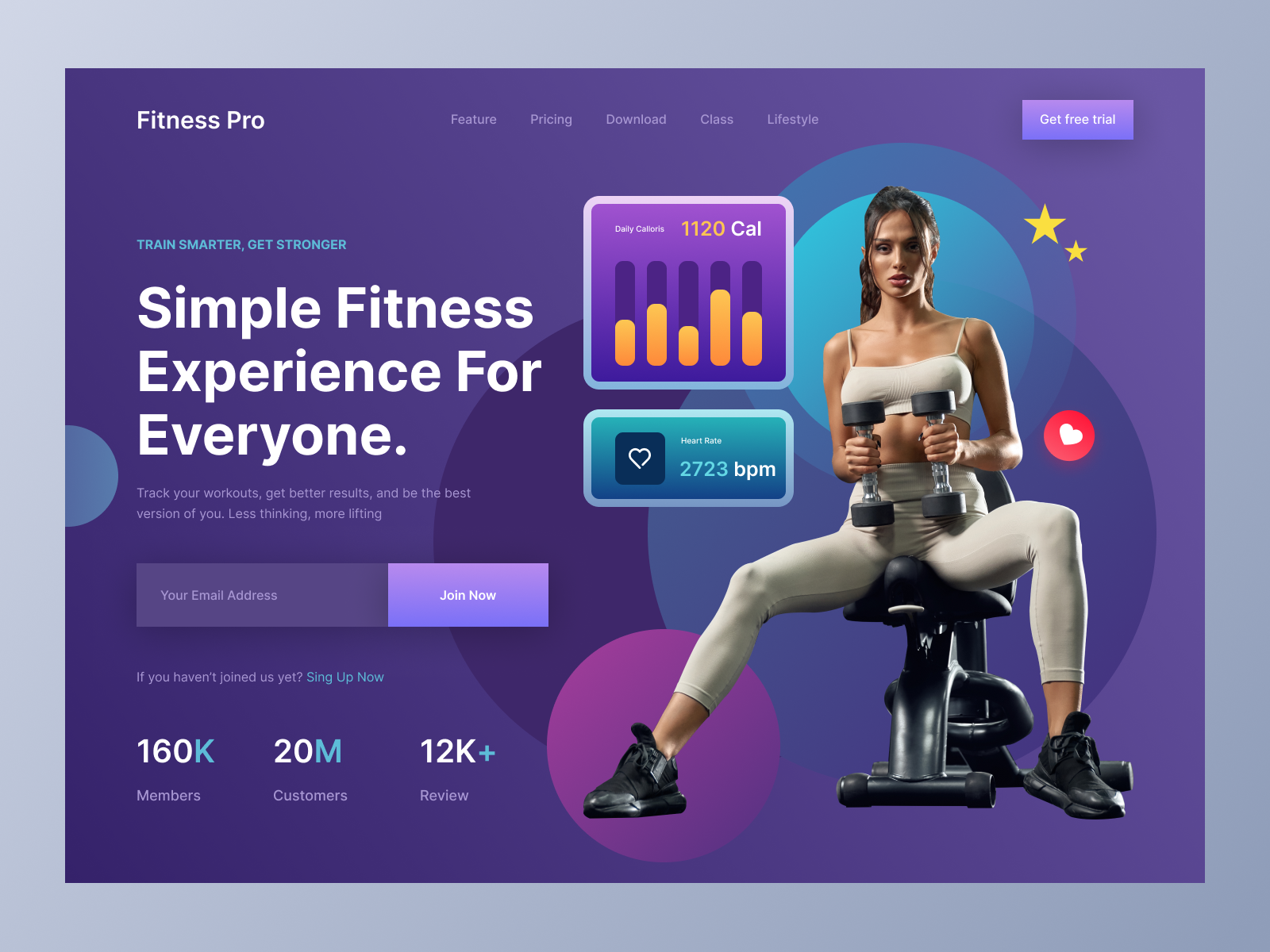 Fitness Landing Page