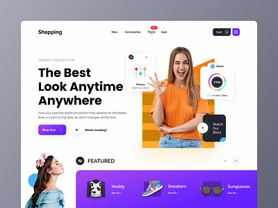 Website Design : landing page