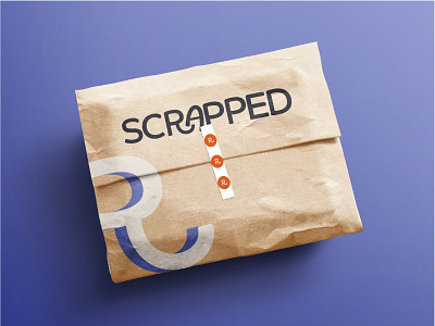 SCRAPPED - Fictitious Stationary Brand Brand Identity Design app brand identity branding design graphic design illustration logo logos typography visual identity