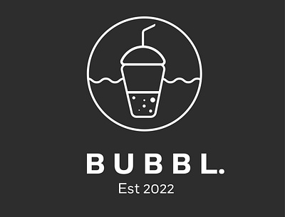 BUBBL - A BUBBLE TEA COMPANY brand identity branding design graphic design illustration logo logo designing typography ui vector visual identity