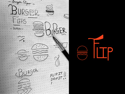 BURGER BRAND - LOGO + ASSETS DESIGN brand identity branding design graphic design illustration logo typography ui vector