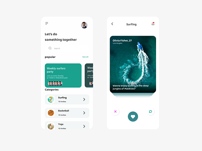 Dating App ui