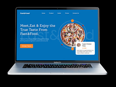 Food Booking webpage