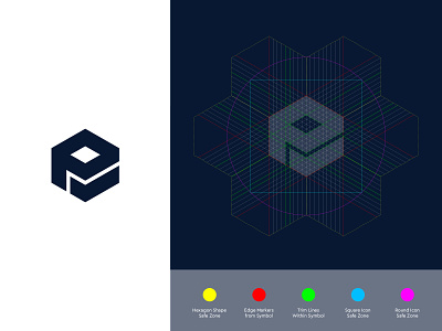 ProPair - Logo Grids Insights 📐 branding communicate edutorial grid grid layout grid logo grid system logogrid p monogram pair pro styleguide