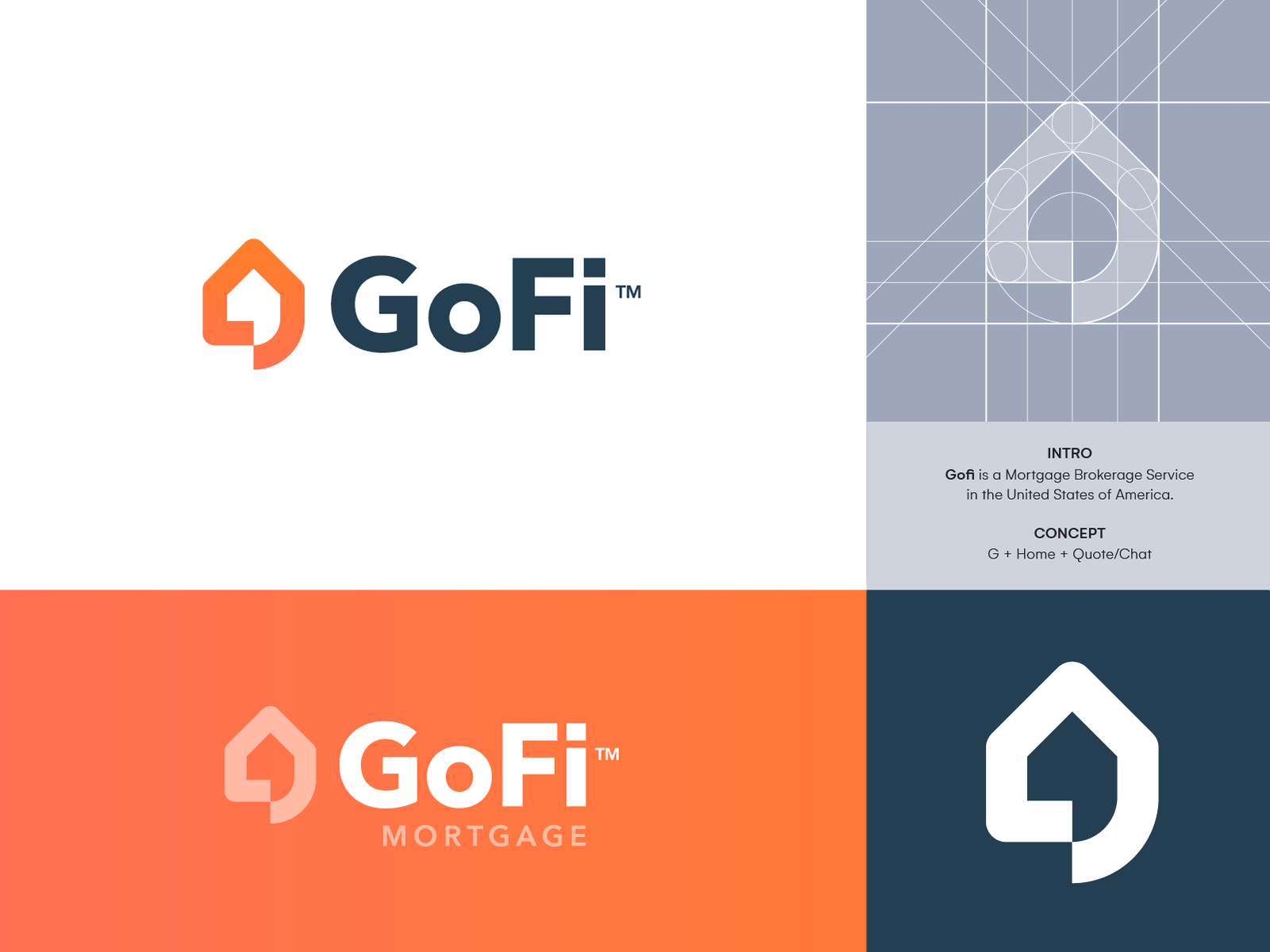 GoFi Mortgage 2nd Logo Concept 🏠 by Jeroen van Eerden on Dribbble