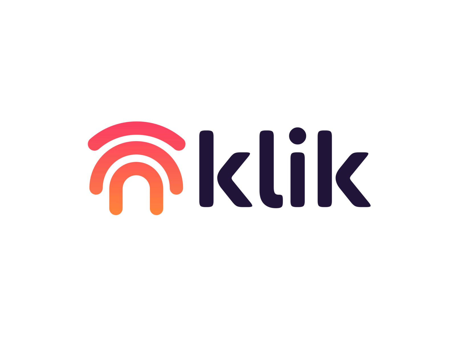 Klik - Logo Animation 💗 animation app application branding click date dutch find love klik lettering logo animation logo animator logo design love match motion motion design swipe symbol